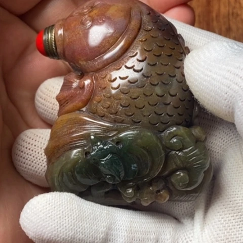 金***芦把件菩提根/象牙果
