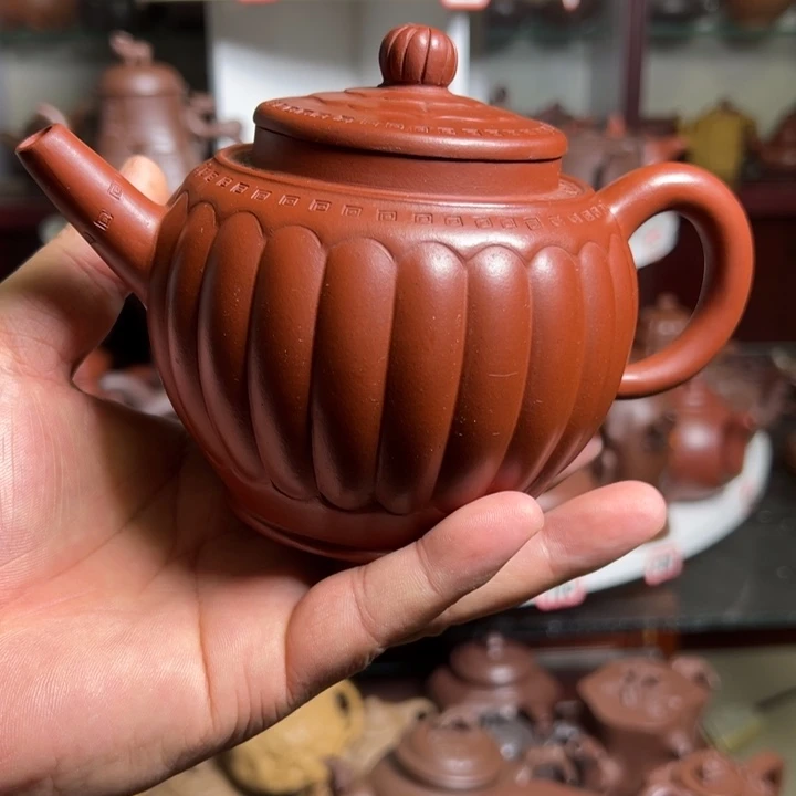 紫砂茶壶原矿宫灯