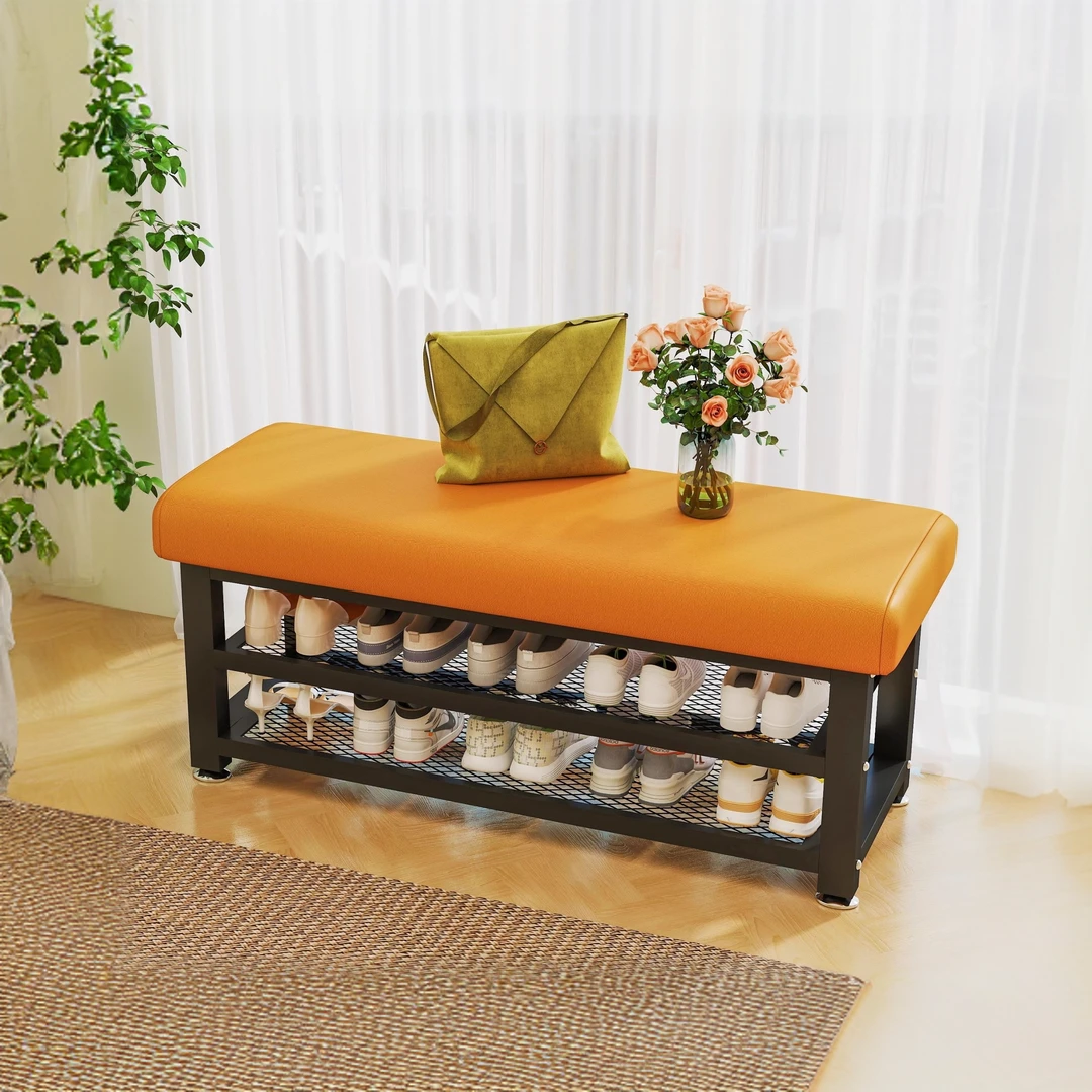 换鞋凳门口家用轻奢入户可坐鞋架鞋柜2025年坐凳一体鞋架门口专用