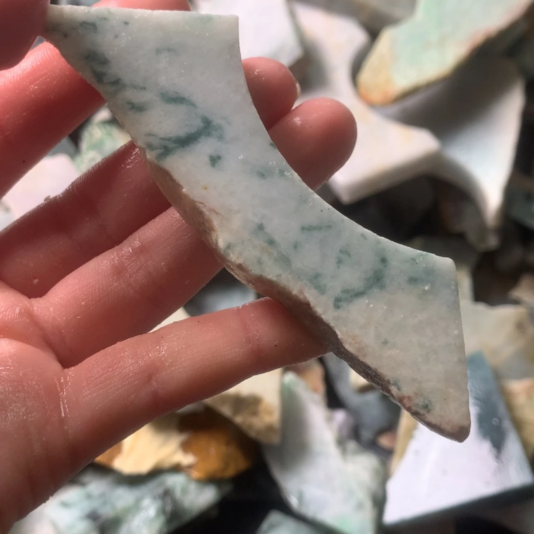 翡翠颈饰未镶嵌缅甸翡翠