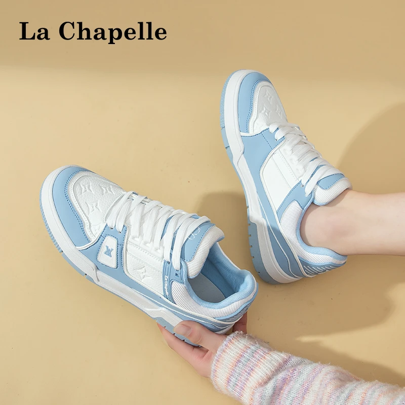 拉夏贝尔休闲板鞋舒适时尚百搭夏复古春季潮流低帮舒秋季LA-Q1052