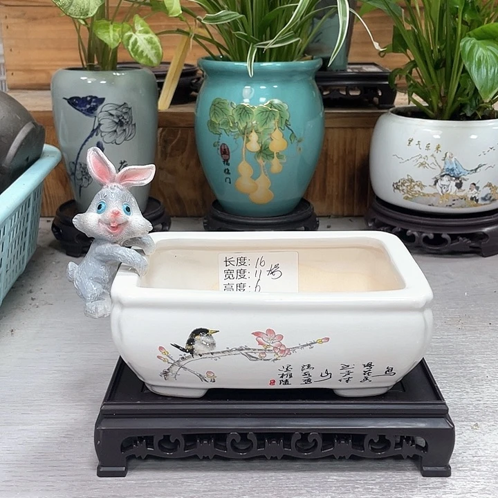 陶瓷花盆精美紫砂花盆