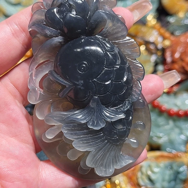 岫玉未镶嵌毛衣链百*