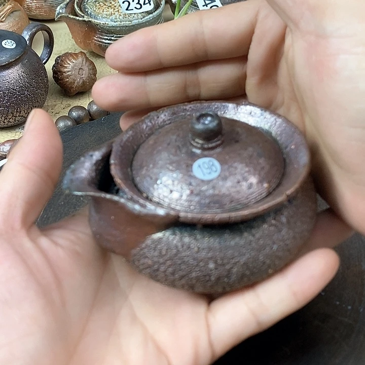 ?****b手工粗陶、柴烧茶器