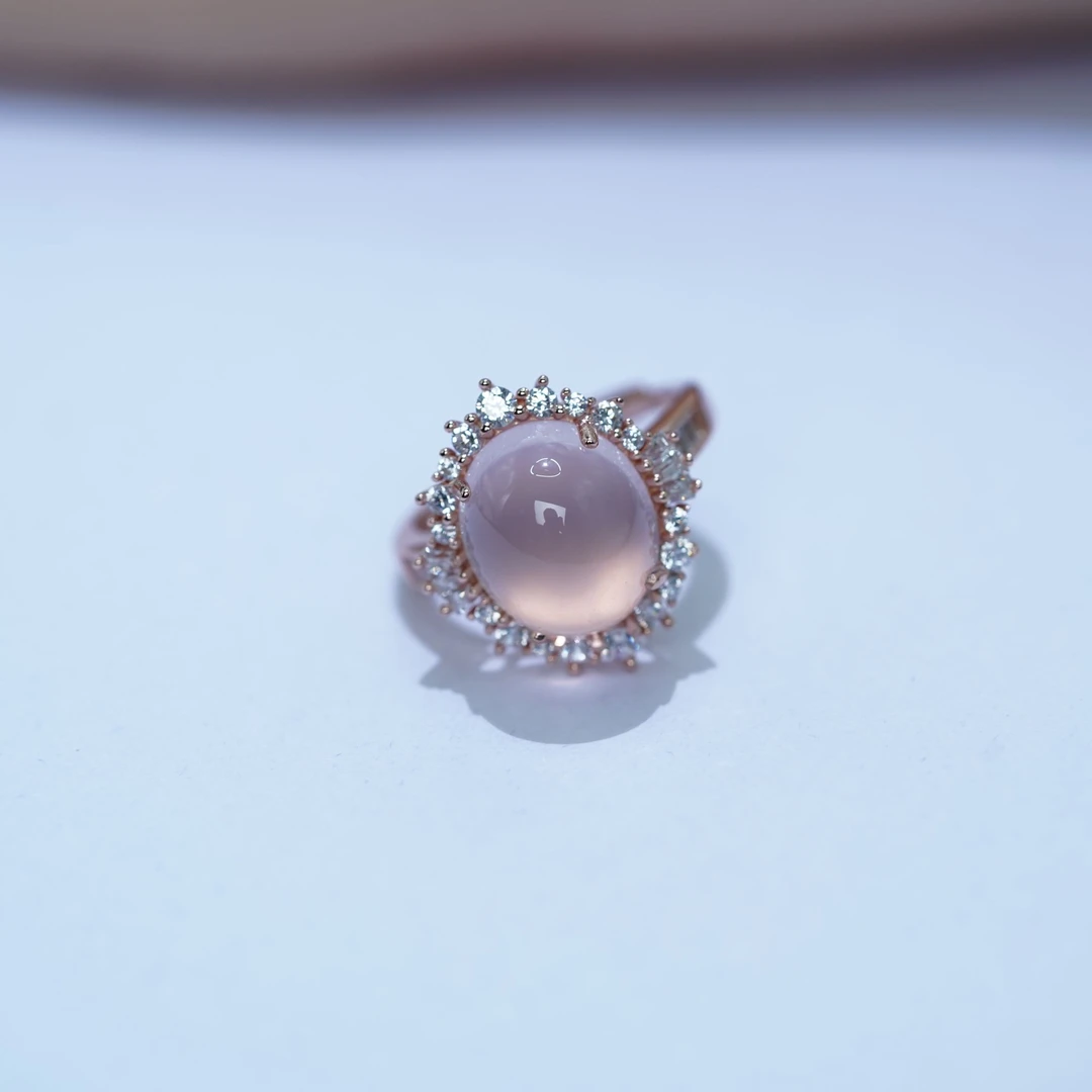 2503-GDSFJJ002-粉晶戒指-5ct左右