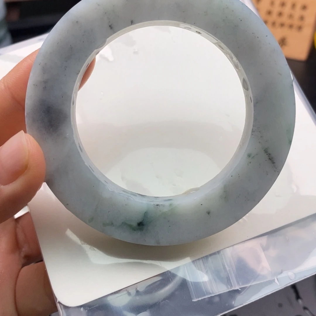 定制翡翠翡翠手镯未镶嵌卡****默