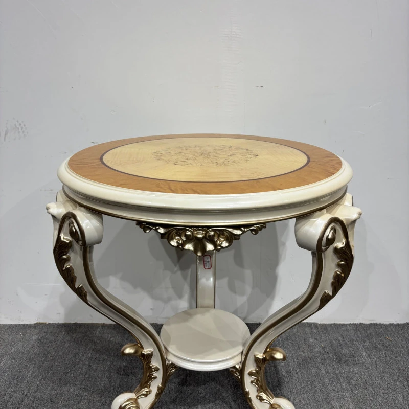 LG-B08-2B圆几 640*640*670美式简约客厅轻奢