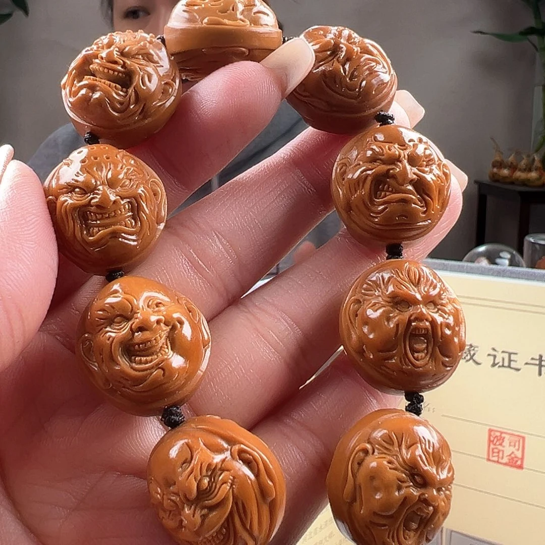 橄榄核手串/手链河****鹏橄榄核雕橄榄核