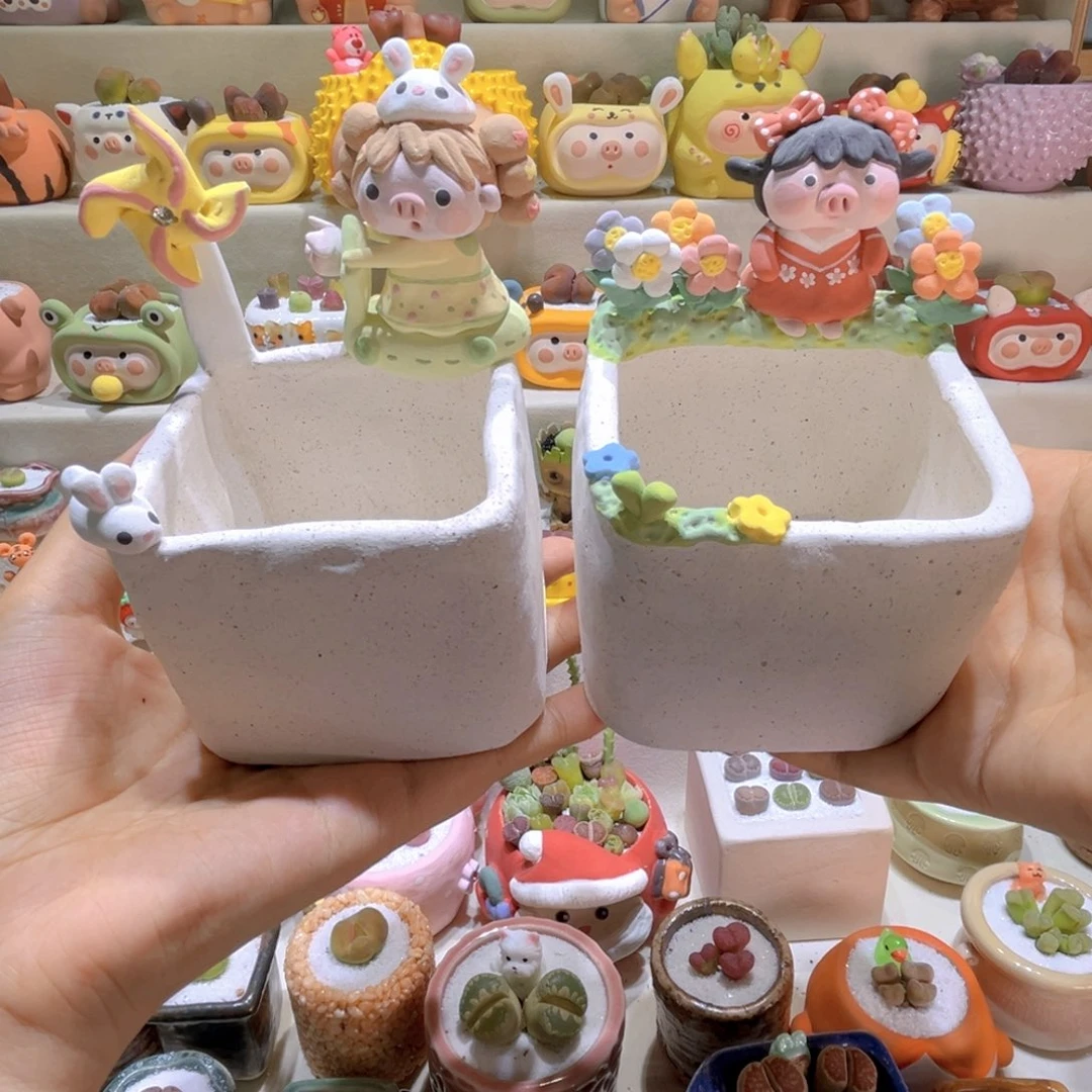 073纯手工制作重工盆盆98一个