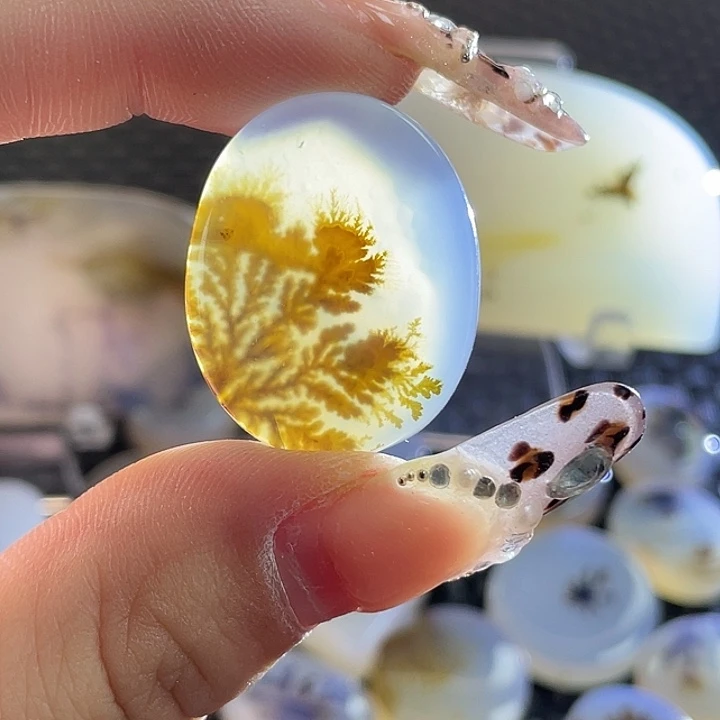 用***9玛瑙/玉髓未镶嵌颈饰