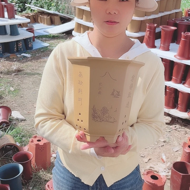 花盆紫砂宜兴紫砂精品花盆