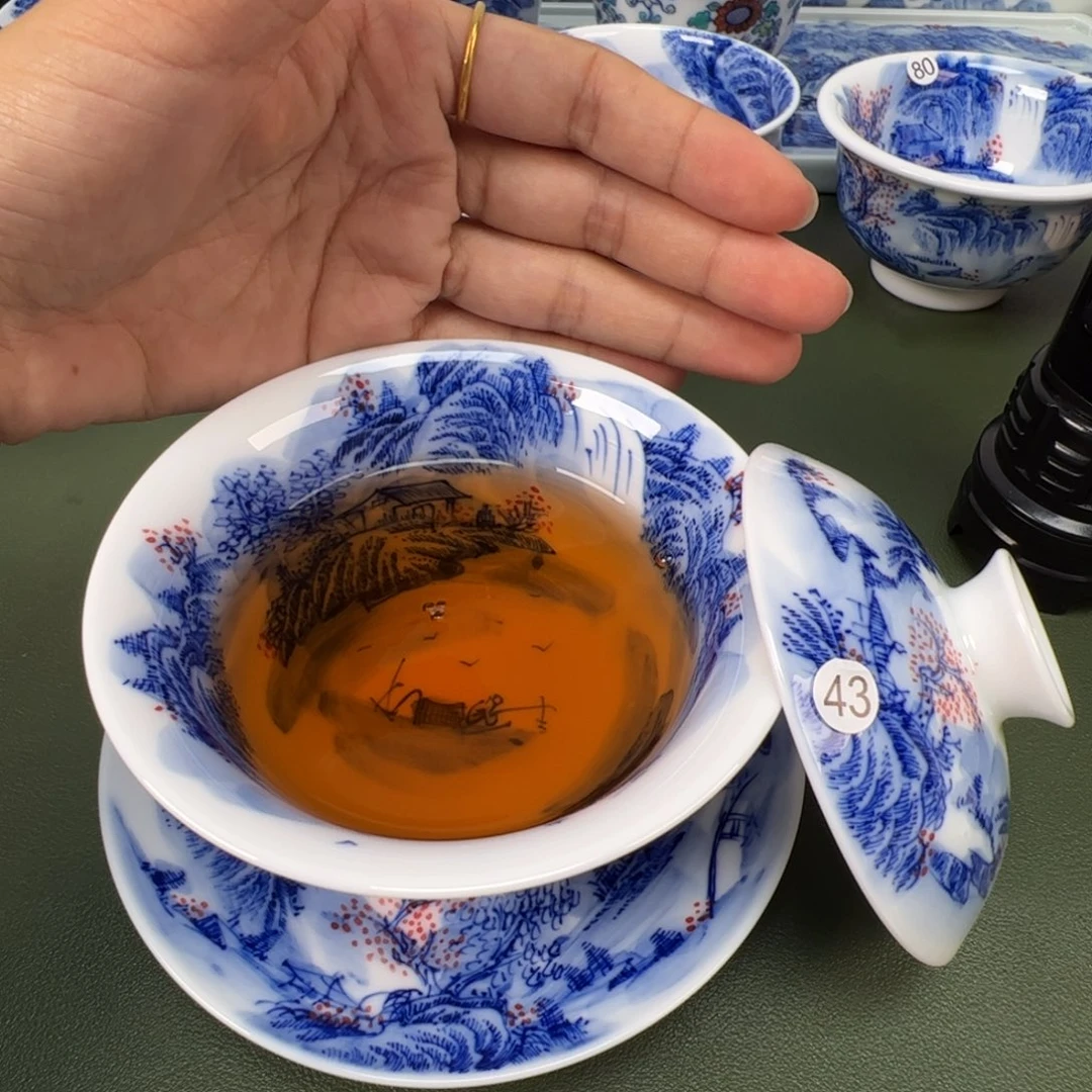 木木景德镇纯手工纯手绘茶具43