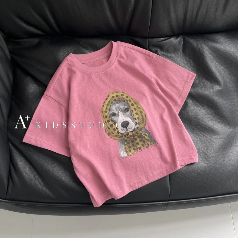 【现货】【文文妈】夏季新款男女童韩版时尚短袖凉感休闲百搭