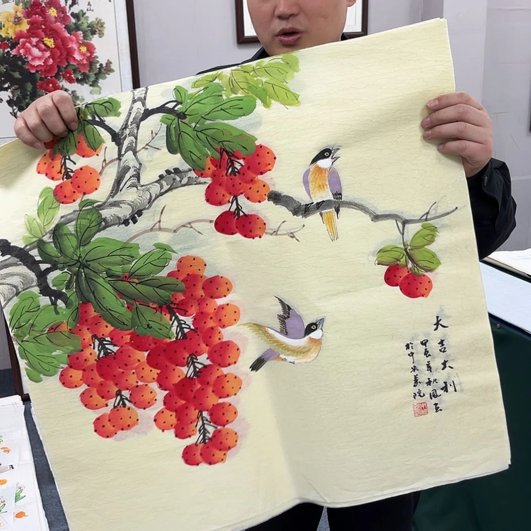 国画宣纸国画作品纯手绘