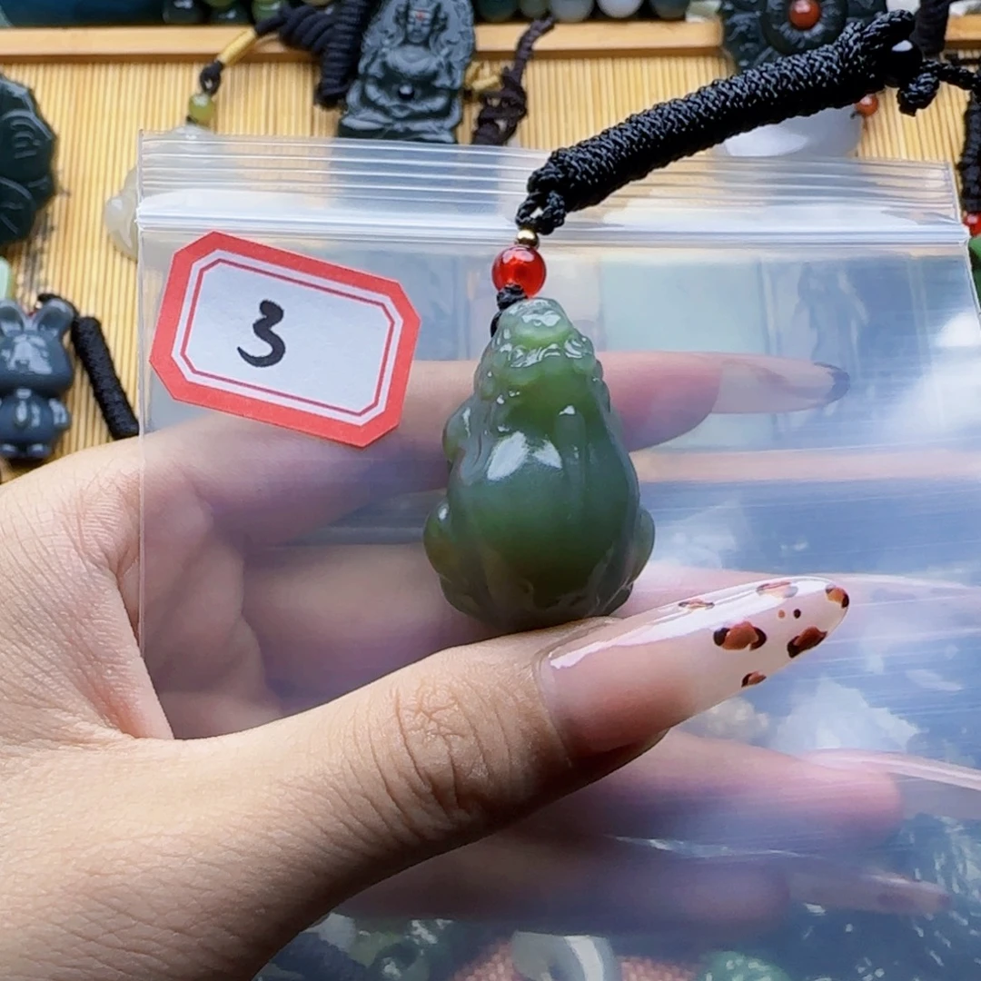 溪***流未镶嵌和田玉珠宝半成品