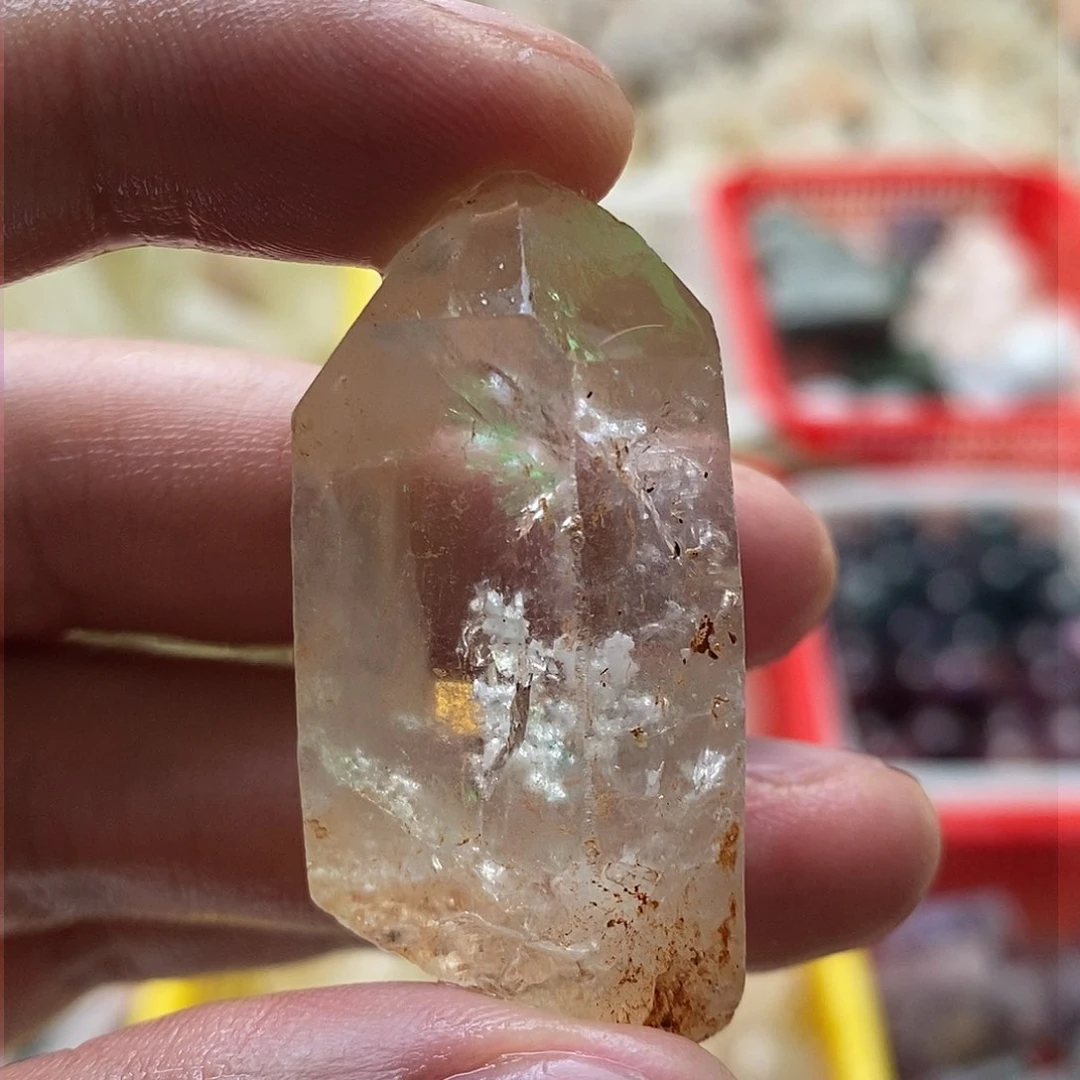 水晶珠宝半成品未镶嵌橙*