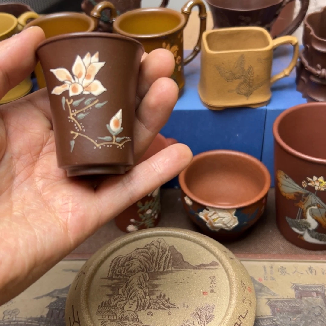 紫砂茶杯紫砂主人杯40cc