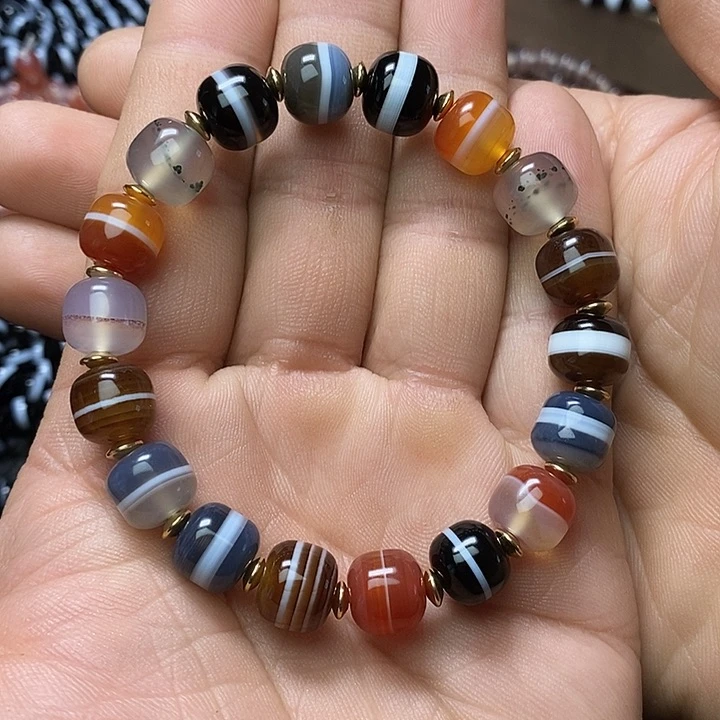 玛瑙/玉髓手链未镶嵌