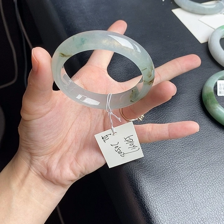 未镶嵌手镯翡翠52➕圈口