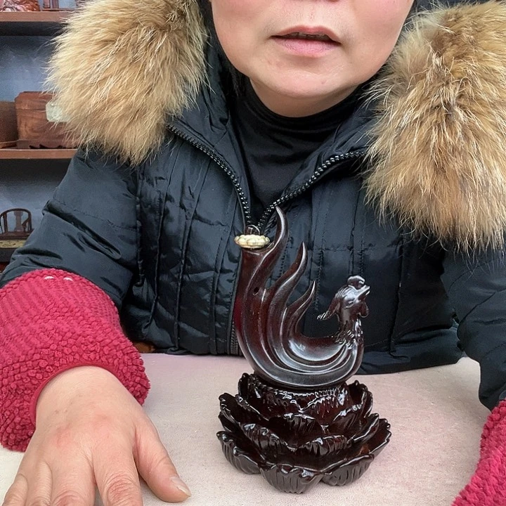 乌木类端景台小李红木工艺品