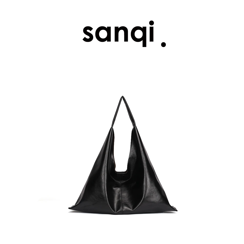 【三角包2773】sanqimtime小叁七2773#通勤托特包大容量复古单肩包