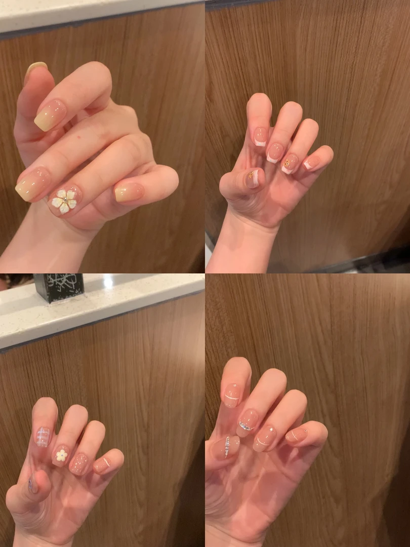 纯手工穿戴甲随机一副 联系客服备注尺码