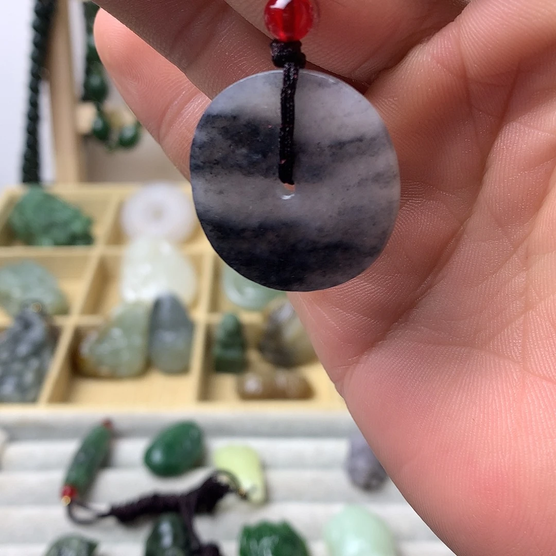 和田玉未镶嵌吊坠(不含链)