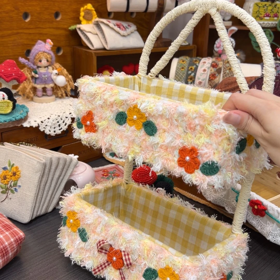 塑料钩织刺绣手工包包玩偶居家用品