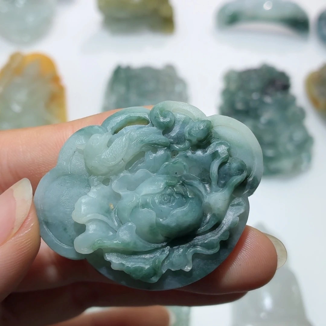 定制翡翠未镶嵌毛货