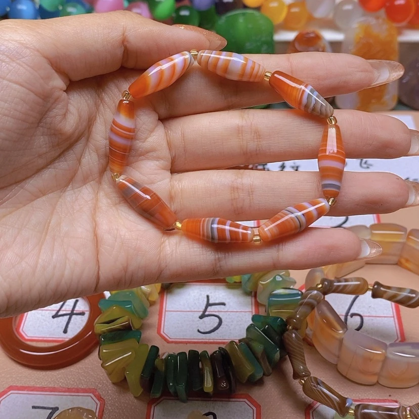 【闪购商品】玛瑙/玉髓颈饰未镶嵌吉****7