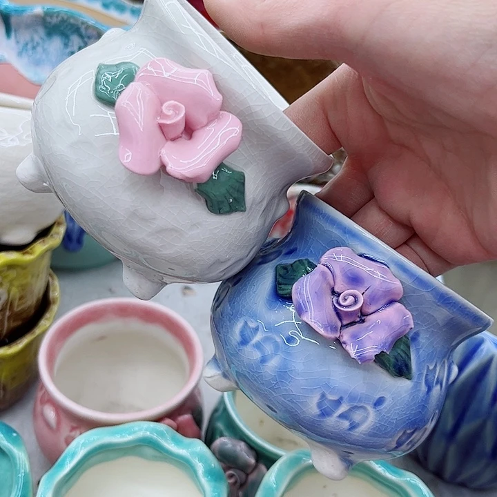 多肉绿植陶瓷花盆