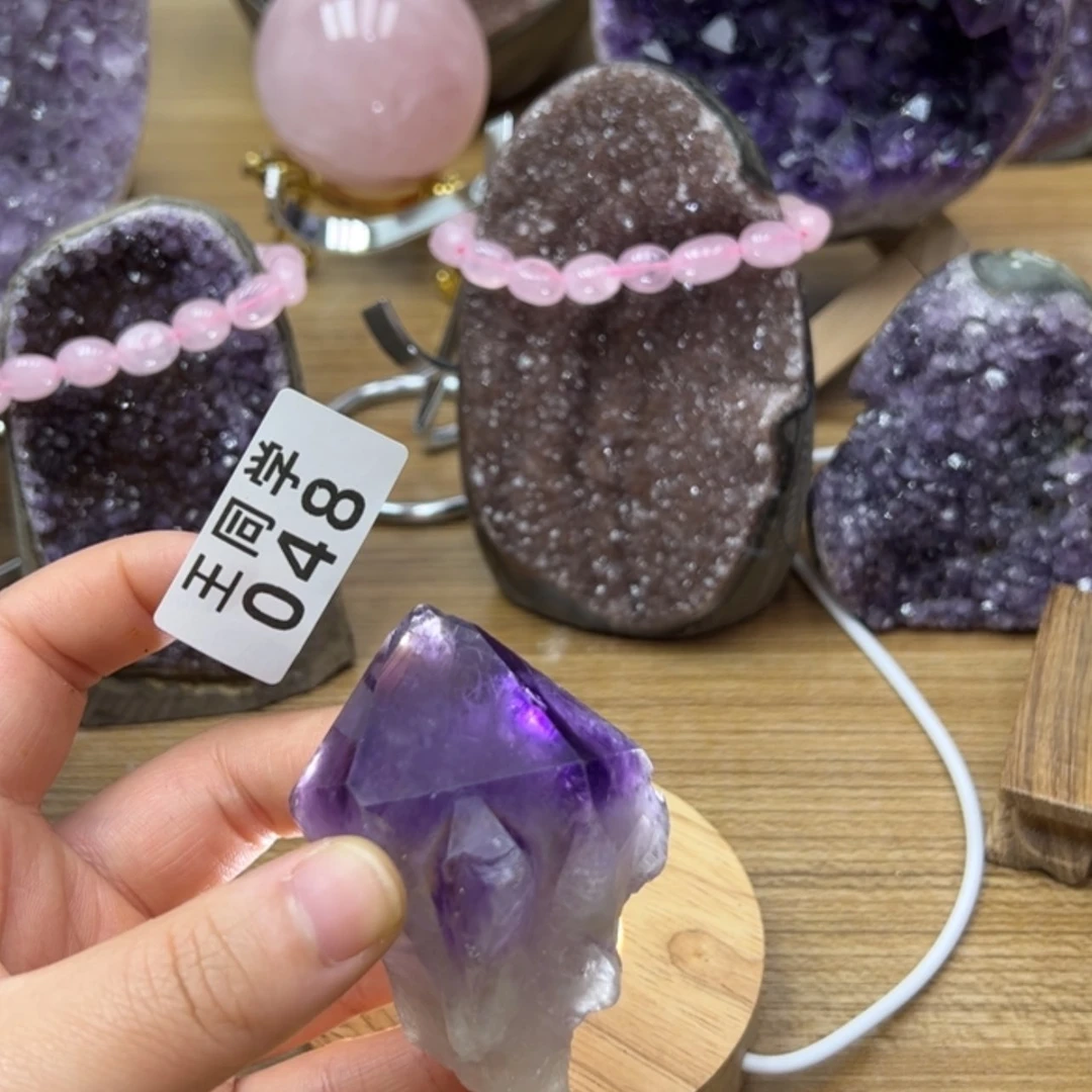 【闪购商品】水晶天然水晶摆件手链吊坠未镶嵌未镶嵌048