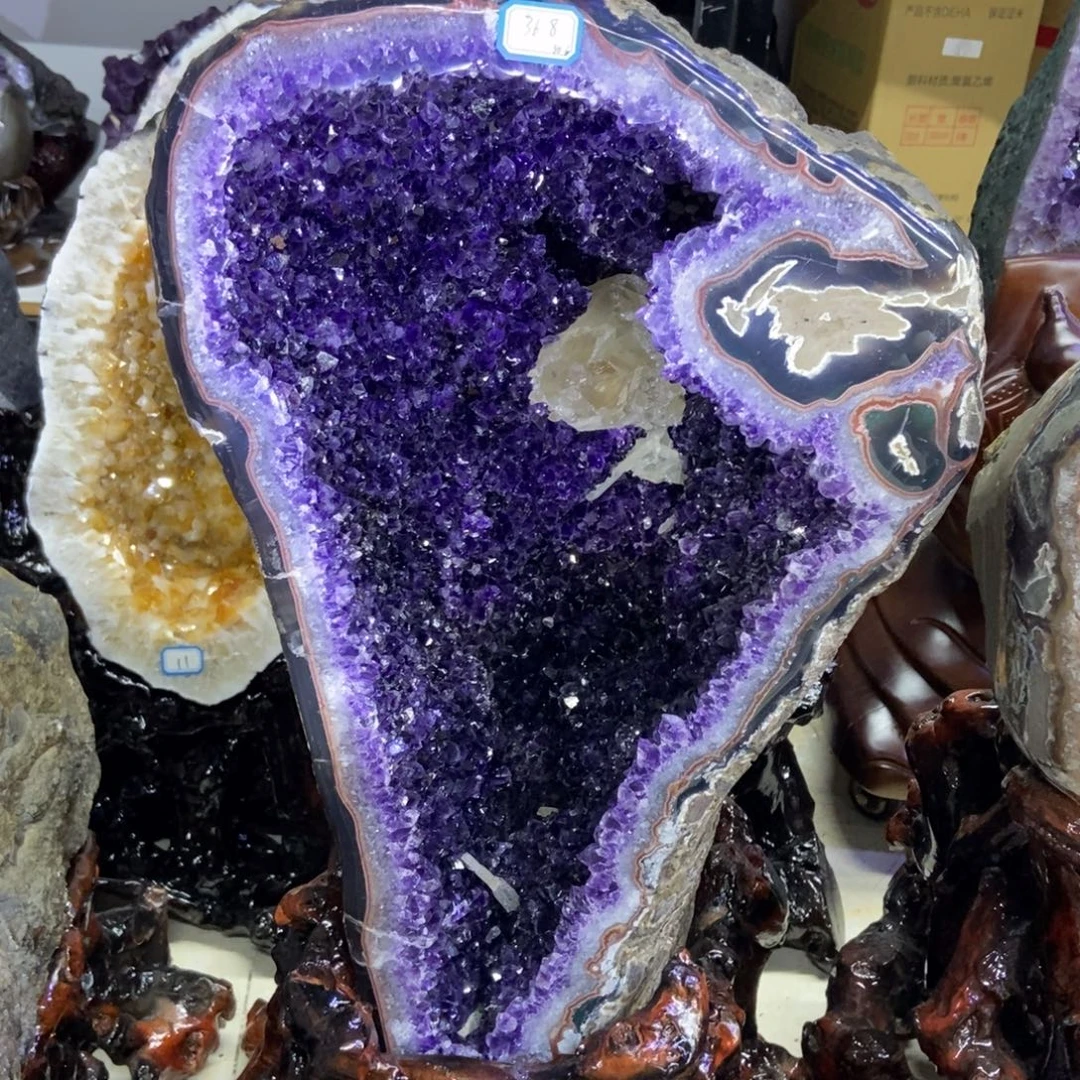 未镶嵌大型摆件（非配饰）紫晶小潘
