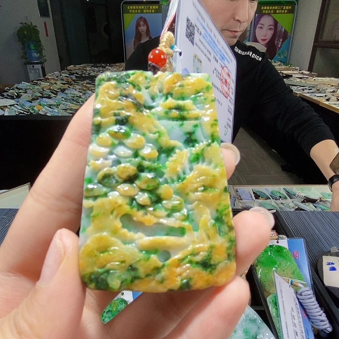 颈饰未镶嵌翡翠翡翠
