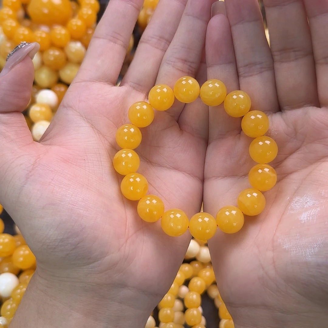 蜜蜡未镶嵌珠宝奇石同料13mm