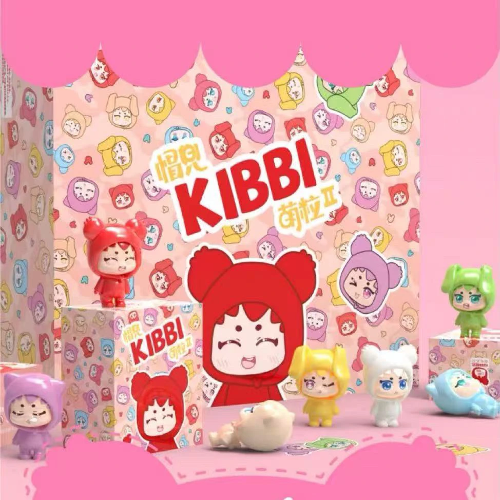 49.9kibbi帽兜二代萌粒甜度彩透盲盒手办