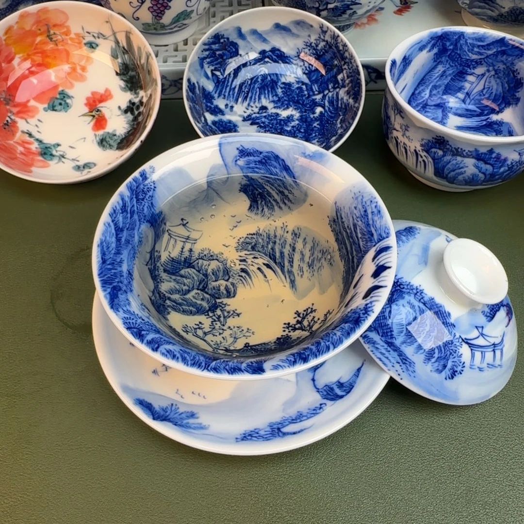 陶纯手工纯手绘茶具235