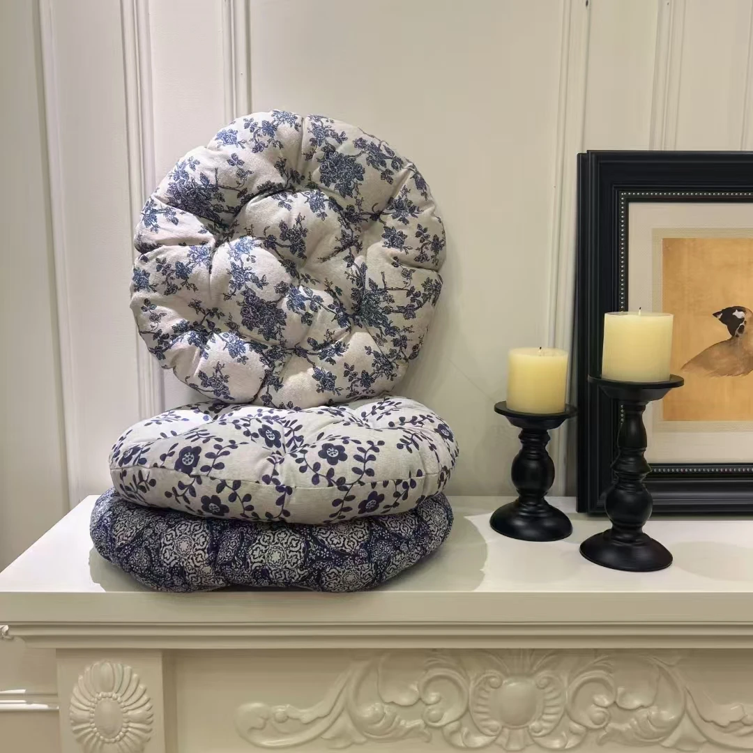 【日本外贸原单】中式爆款软包久坐禅意坐垫品质保证