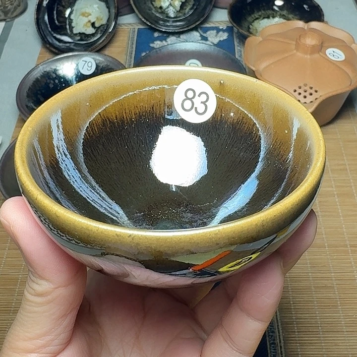 茶盏83 坚记茶盏摆件