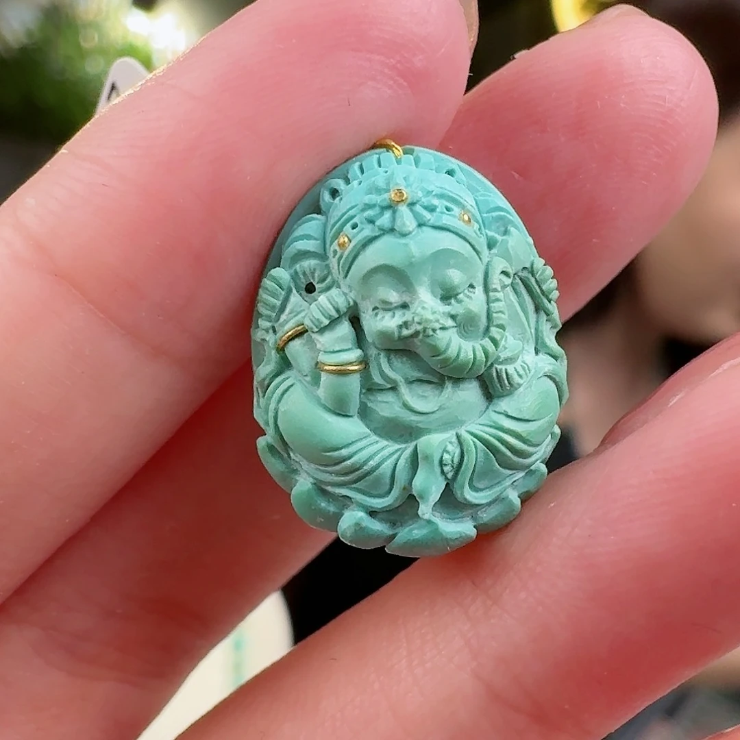 绿松石珠宝奇石未镶嵌