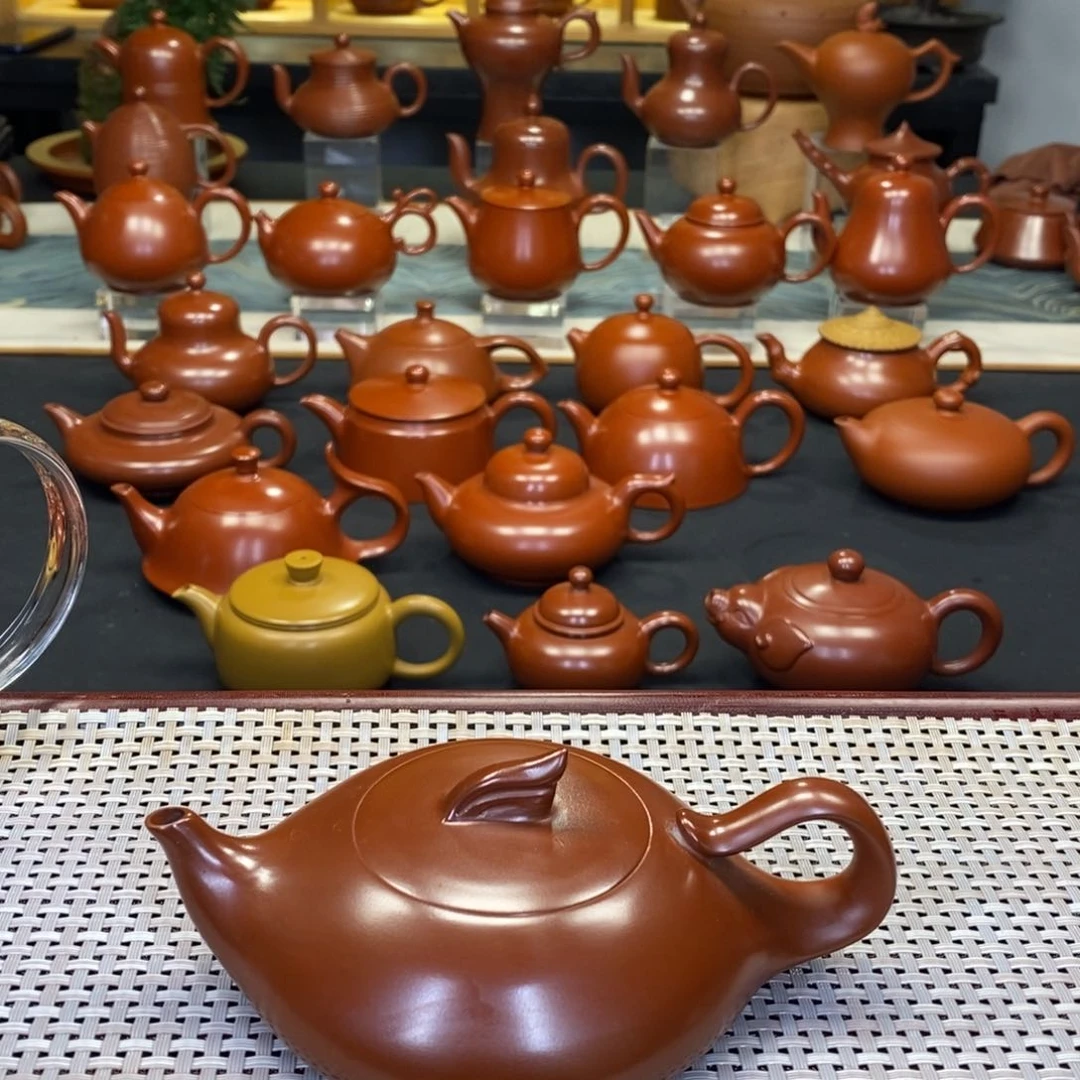 紫砂茶壶小*儿潮州手工艺