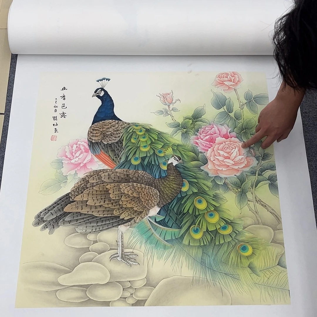 国画纯手绘作品欣赏