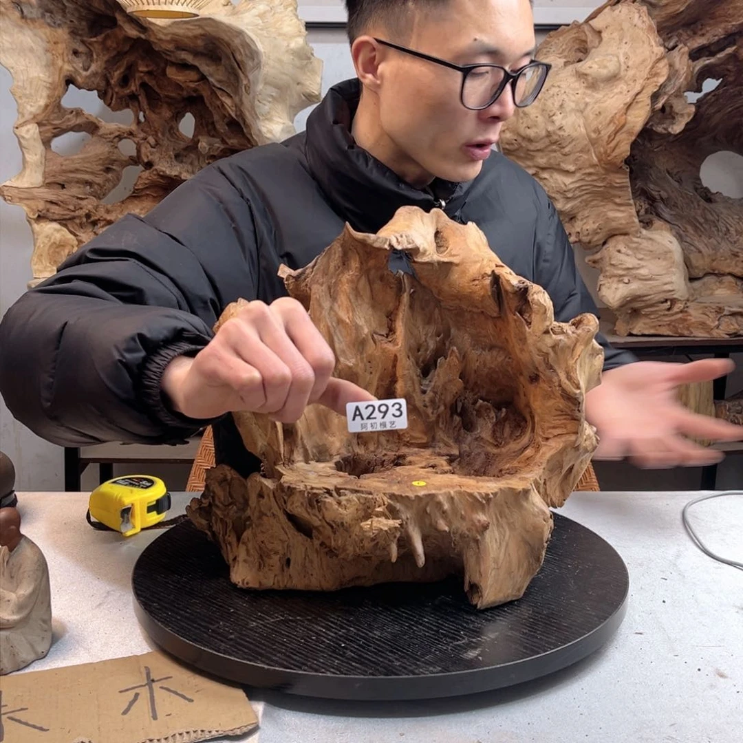木用****2根雕小底座无拼接293
