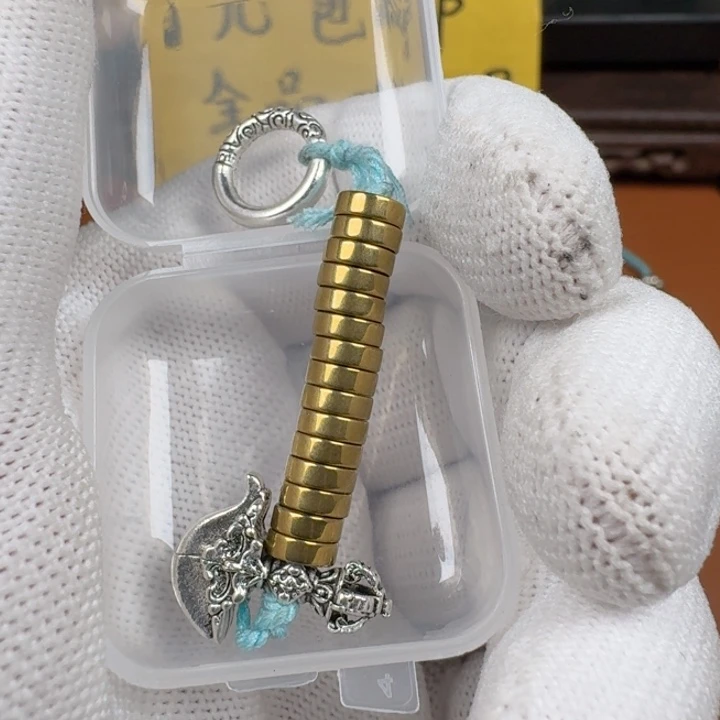 合成碳硅石铜合金文玩配饰计数器
