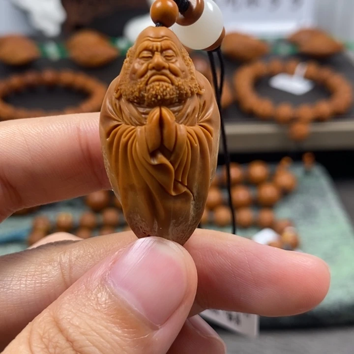 橄榄核手串/手链包衣达摩