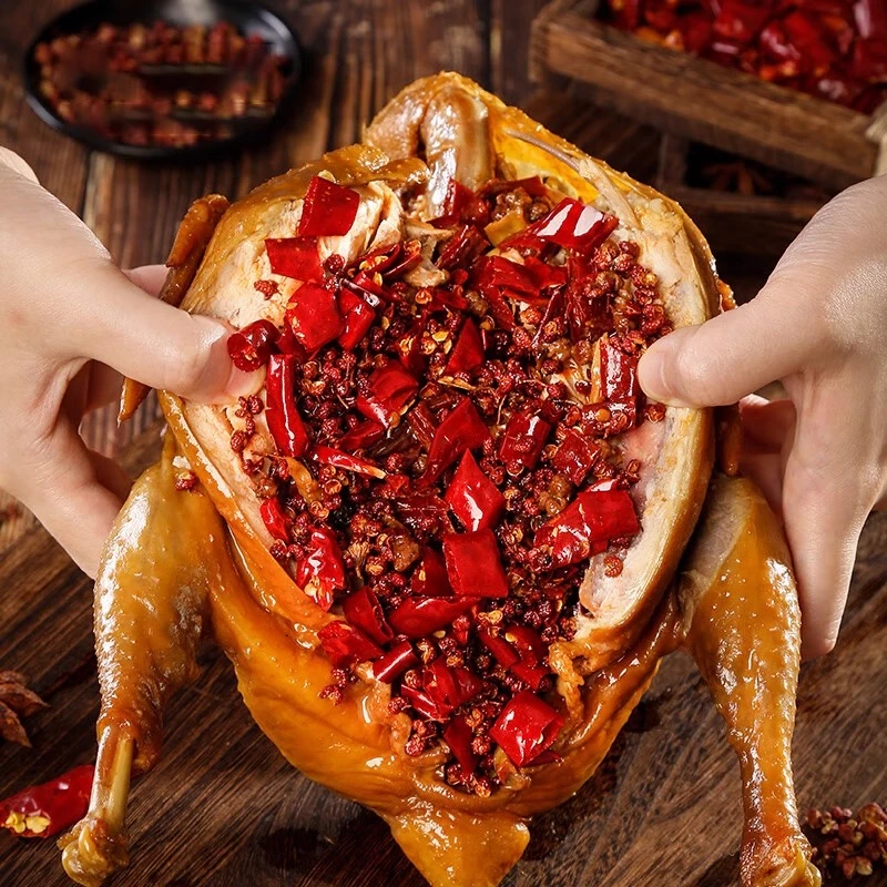 【老王搞笑婆媳小号专属】每如意香菇花生麻椒鸡现卤现发鲜香1000g