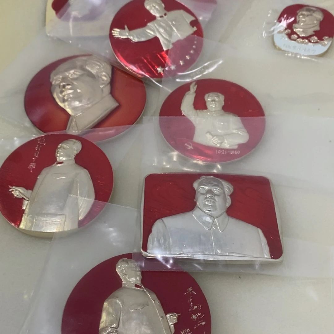 铝@*@红色纪念章 六枚614