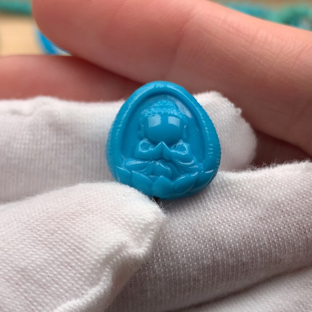 未镶嵌绿松石珠宝半成品