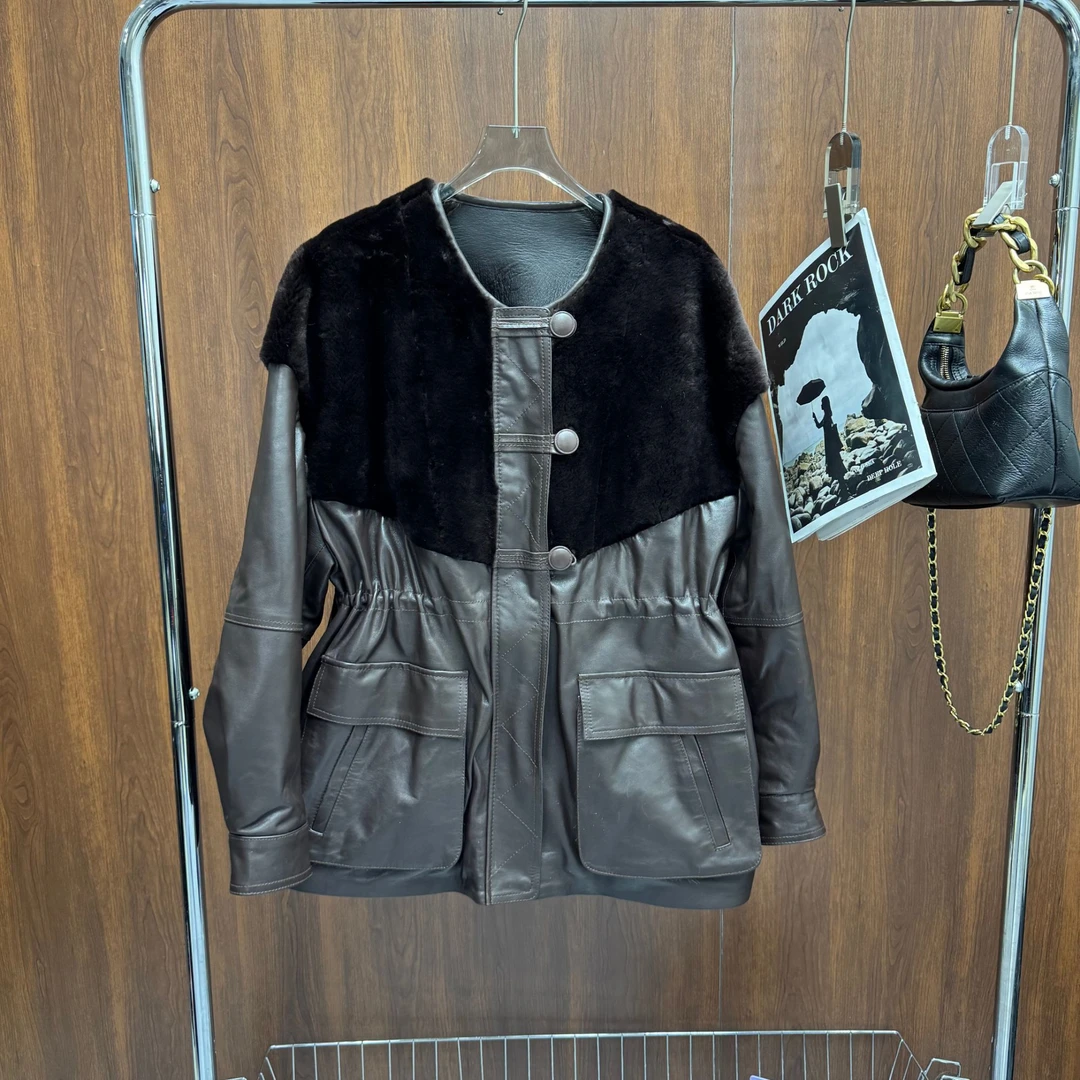 「Darley推荐」“格调猎人”｜绵羊皮｜海宁鹅绒皮衣外套羊毛一体百搭潮