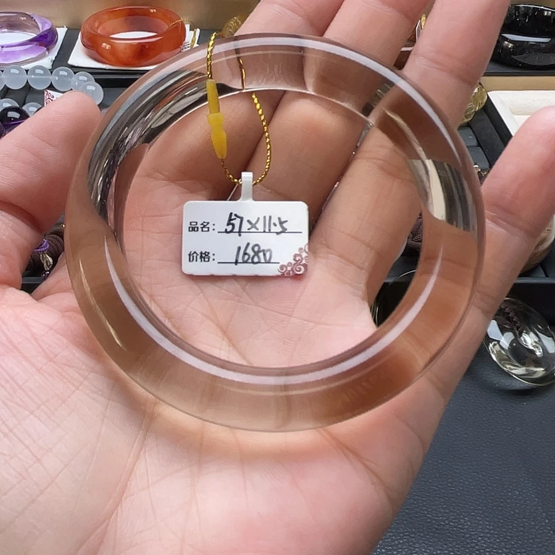 未镶嵌手镯水晶手镯